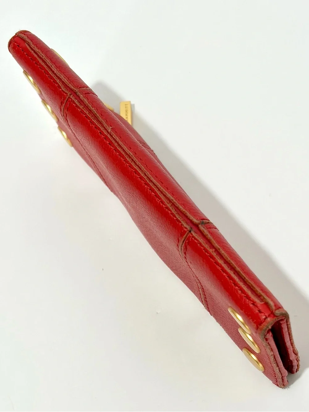 Hammitt 110 North Wallet In Limited Edition Winter Cherry with Brushed Gold